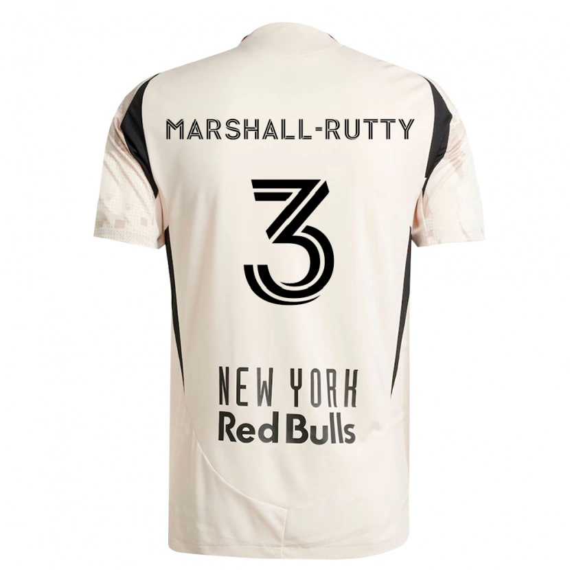 Danxen Mann Jahkeele Marshall-Rutty #3 Off-White Rød Svart Bortetrøye Drakt Trøye 2026/27 Skjorter T-Skjorte