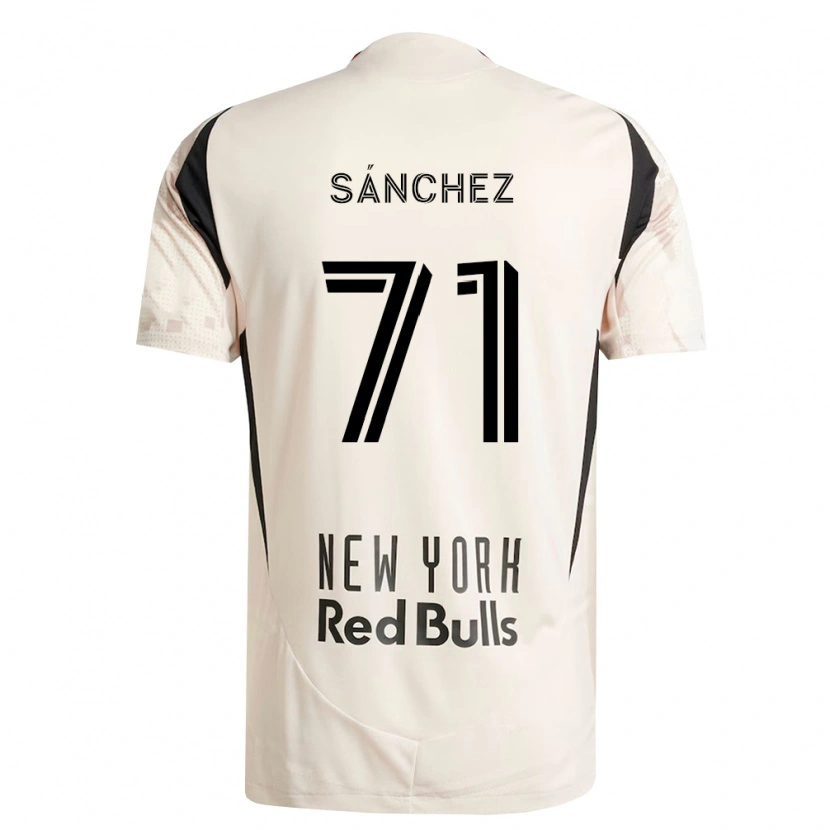 Danxen Mann Aimar Sánchez #71 Off-White Rød Svart Bortetrøye Drakt Trøye 2026/27 Skjorter T-Skjorte