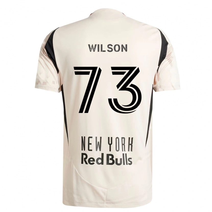 Danxen Mann Akheem Wilson #73 Off-White Rød Svart Bortetrøye Drakt Trøye 2026/27 Skjorter T-Skjorte