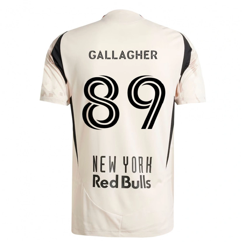 Danxen Mann Christian Gallagher #89 Off-White Rød Svart Bortetrøye Drakt Trøye 2026/27 Skjorter T-Skjorte