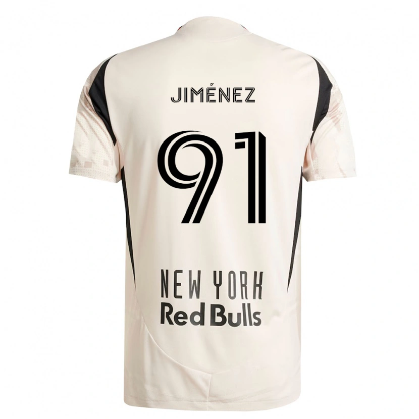 Danxen Mann Mijahir Jiménez #91 Off-White Rød Svart Bortetrøye Drakt Trøye 2026/27 Skjorter T-Skjorte