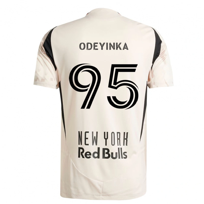 Danxen Mann Malik Odeyinka #95 Off-White Rød Svart Bortetrøye Drakt Trøye 2026/27 Skjorter T-Skjorte