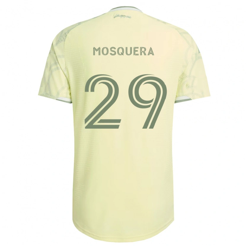 Danxen Mann Juan Mosquera #29 Beige Hvit Bortetrøye Drakt Trøye 2026/27 Skjorter T-Skjorte