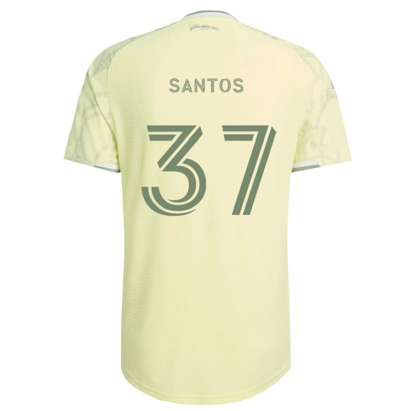 Danxen Mann Noah Santos #37 Beige Hvit Bortetrøye Drakt Trøye 2026/27 Skjorter T-Skjorte