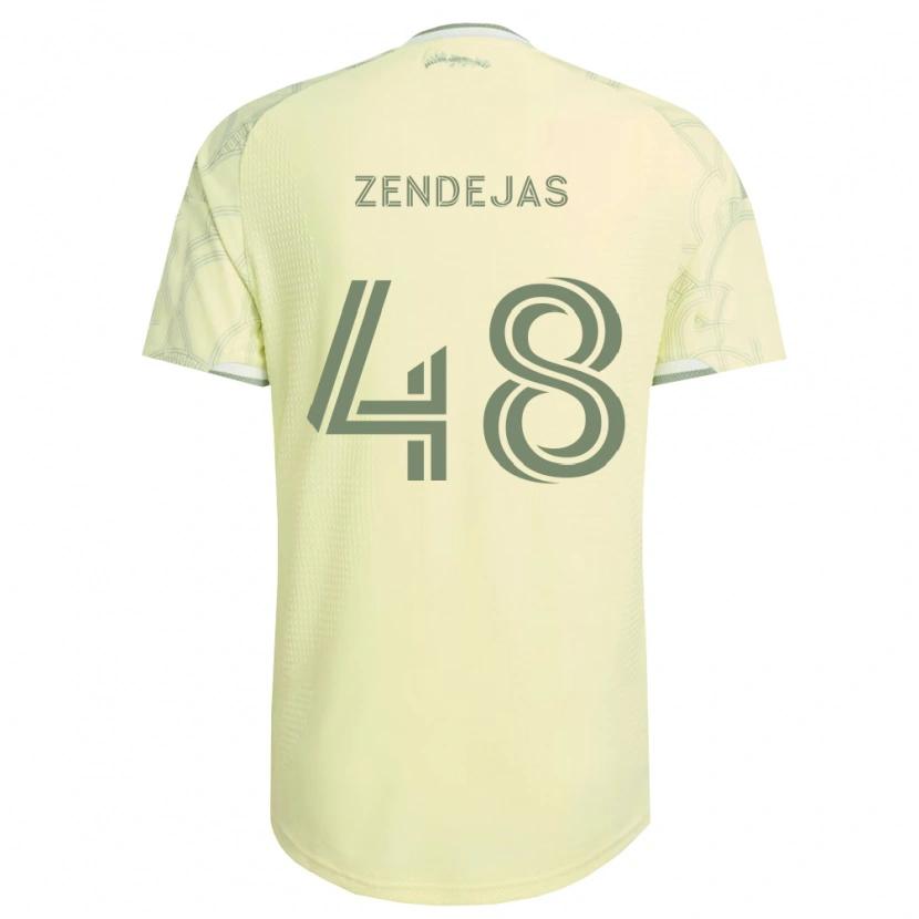 Danxen Mann Noah Zendejas #48 Beige Hvit Bortetrøye Drakt Trøye 2026/27 Skjorter T-Skjorte