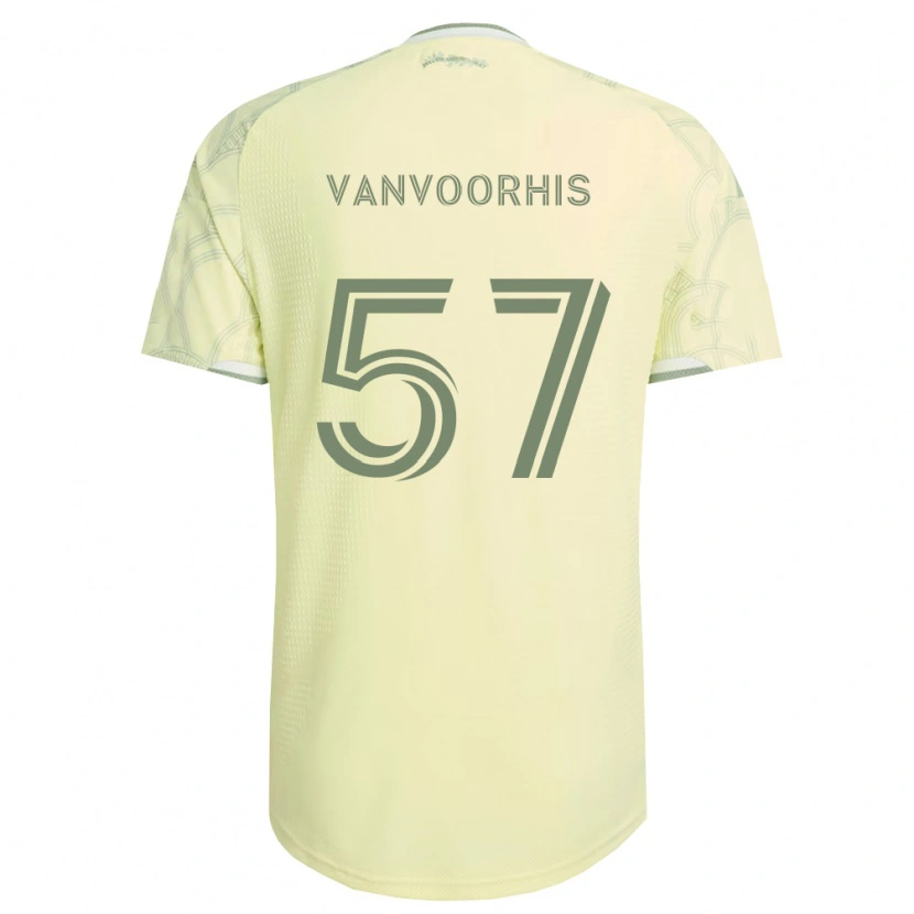 Danxen Mann Bryce Vanvoorhis #57 Beige Hvit Bortetrøye Drakt Trøye 2026/27 Skjorter T-Skjorte