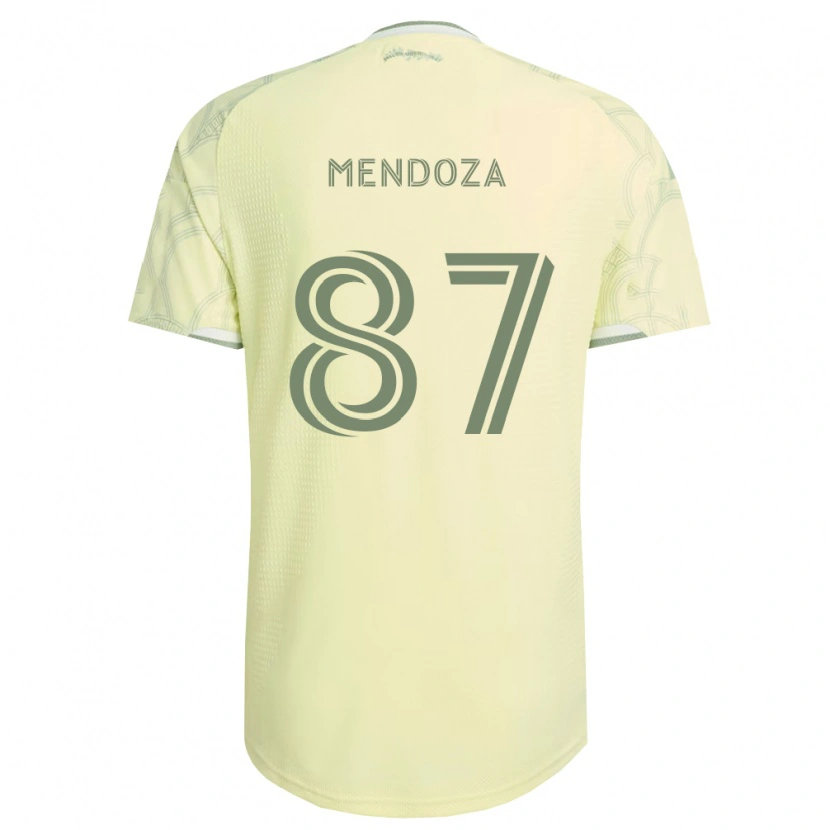 Danxen Mann Christian Mendoza #87 Beige Hvit Bortetrøye Drakt Trøye 2026/27 Skjorter T-Skjorte