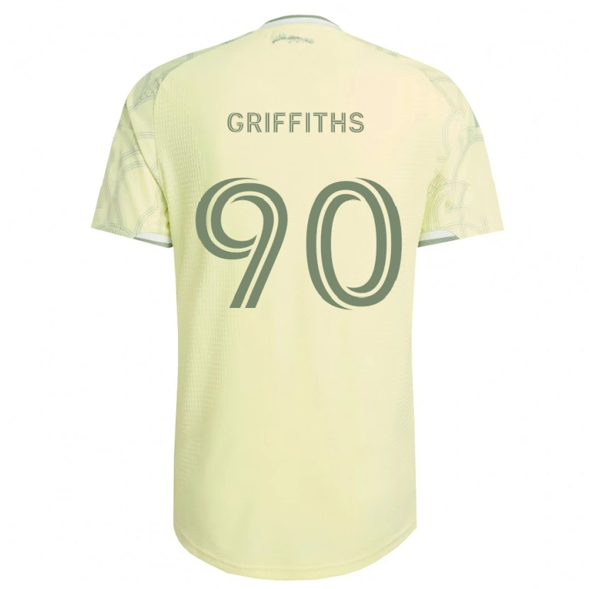 Danxen Mann Reo Griffiths #90 Beige Hvit Bortetrøye Drakt Trøye 2026/27 Skjorter T-Skjorte