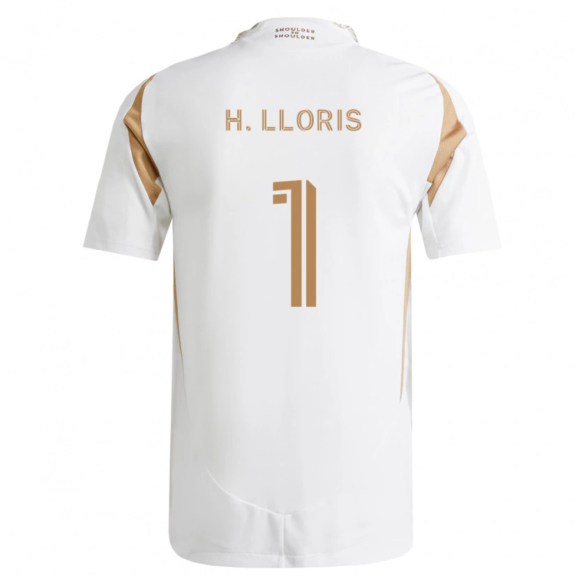 Danxen Mann Hugo Lloris #1 Hvit Brun Bortetrøye Drakt Trøye 2026/27 Skjorter T-Skjorte