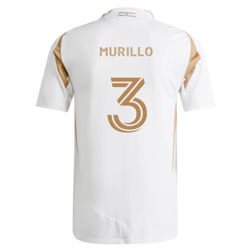 Danxen Mann Jesús Murillo #3 Hvit Brun Bortetrøye Drakt Trøye 2026/27 Skjorter T-Skjorte