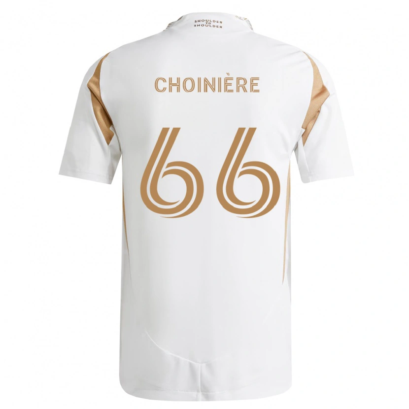 Danxen Mann Mathieu Choinière #66 Hvit Brun Bortetrøye Drakt Trøye 2026/27 Skjorter T-Skjorte