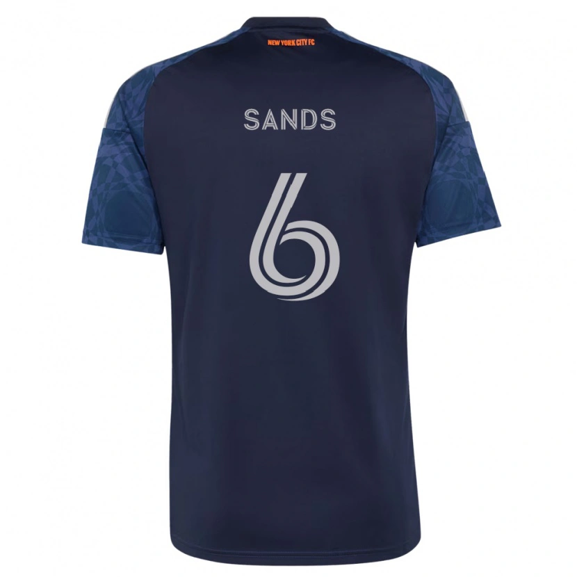 Danxen Mann James Sands #6 Dyp Blå Hvit Bortetrøye Drakt Trøye 2026/27 Skjorter T-Skjorte