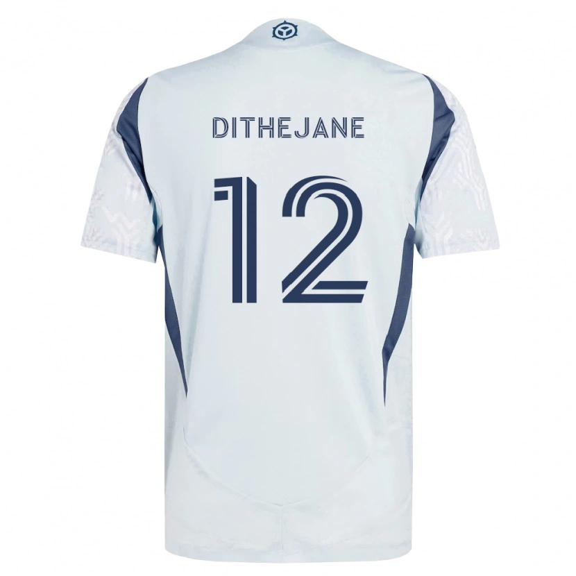 Danxen Mann Puso Dithejane #12 Blå Grå Hvit Bortetrøye Drakt Trøye 2026/27 Skjorter T-Skjorte