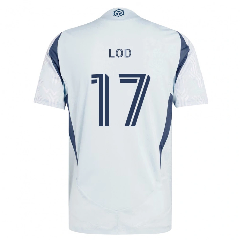 Danxen Mann Robin Lod #17 Blå Grå Hvit Bortetrøye Drakt Trøye 2026/27 Skjorter T-Skjorte
