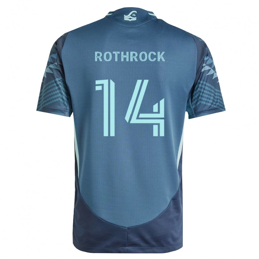 Danxen Mann Paul Rothrock #14 Marineblå Grønn Bortetrøye Drakt Trøye 2026/27 Skjorter T-Skjorte