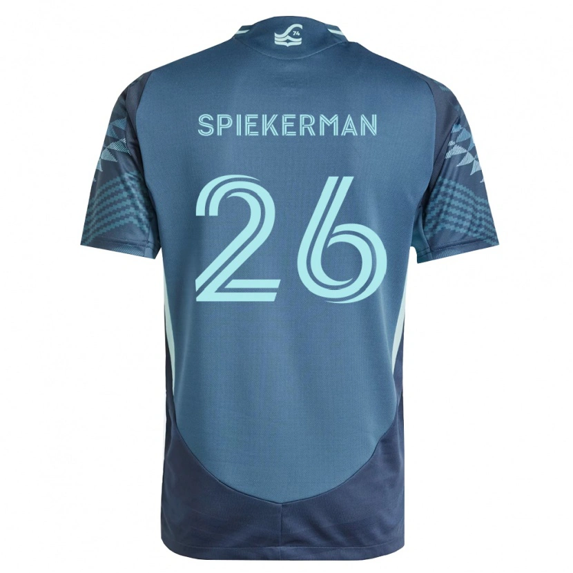 Danxen Mann Stephanie Spiekerman #26 Marineblå Grønn Bortetrøye Drakt Trøye 2026/27 Skjorter T-Skjorte