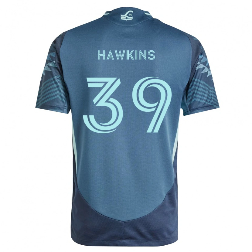 Danxen Mann Stuart Hawkins #39 Marineblå Grønn Bortetrøye Drakt Trøye 2026/27 Skjorter T-Skjorte