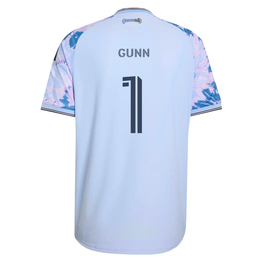 Danxen Mann Angus Gunn #1 Kongelig Blå Hvit Svart Bortetrøye Drakt Trøye 2026/27 Skjorter T-Skjorte