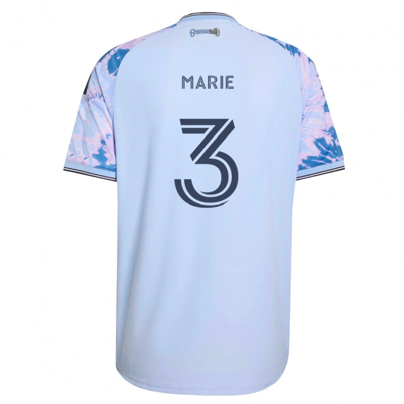 Danxen Mann Paul Marie #3 Kongelig Blå Hvit Svart Bortetrøye Drakt Trøye 2026/27 Skjorter T-Skjorte