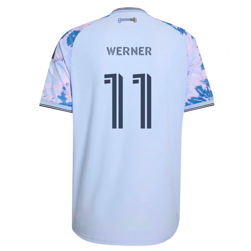 Danxen Mann Timo Werner #11 Kongelig Blå Hvit Svart Bortetrøye Drakt Trøye 2026/27 Skjorter T-Skjorte