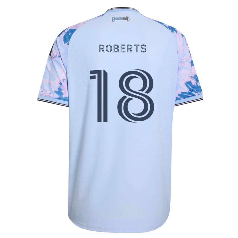 Danxen Mann Reid Roberts #18 Kongelig Blå Hvit Svart Bortetrøye Drakt Trøye 2026/27 Skjorter T-Skjorte