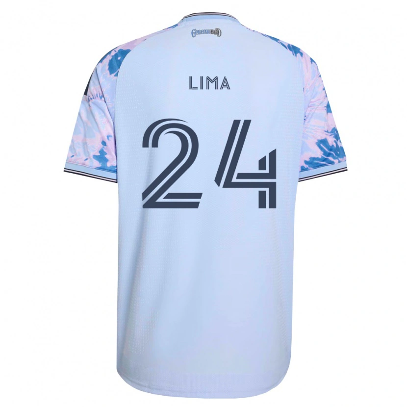 Danxen Mann Nick Lima #24 Kongelig Blå Hvit Svart Bortetrøye Drakt Trøye 2026/27 Skjorter T-Skjorte