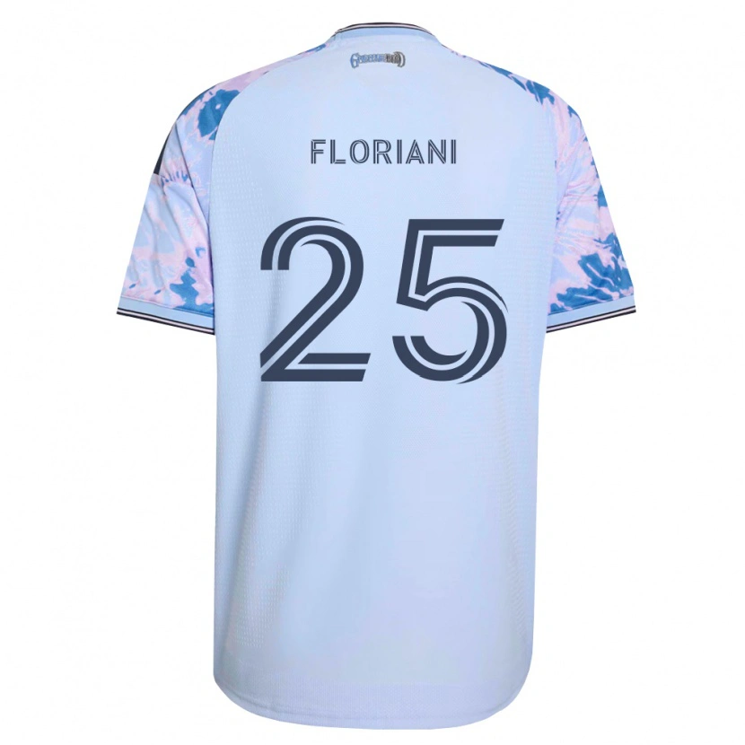 Danxen Mann Max Floriani #25 Kongelig Blå Hvit Svart Bortetrøye Drakt Trøye 2026/27 Skjorter T-Skjorte