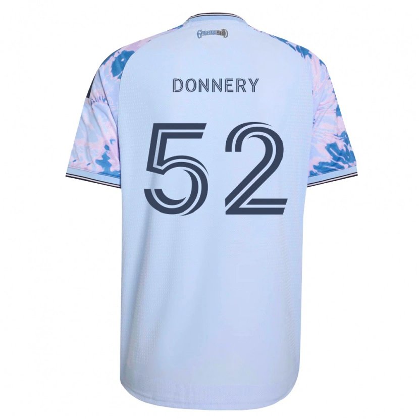 Danxen Mann Julian Donnery #52 Kongelig Blå Hvit Svart Bortetrøye Drakt Trøye 2026/27 Skjorter T-Skjorte