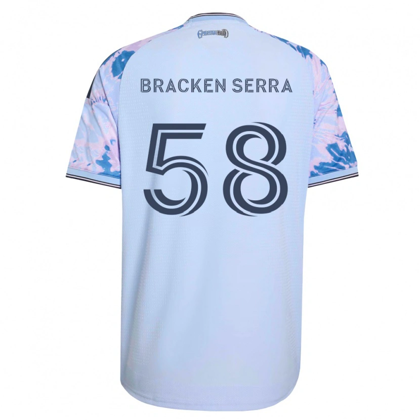 Danxen Mann Gabriel Bracken Serra #58 Kongelig Blå Hvit Svart Bortetrøye Drakt Trøye 2026/27 Skjorter T-Skjorte