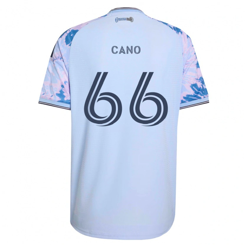 Danxen Mann Alejandro Cano #66 Kongelig Blå Hvit Svart Bortetrøye Drakt Trøye 2026/27 Skjorter T-Skjorte