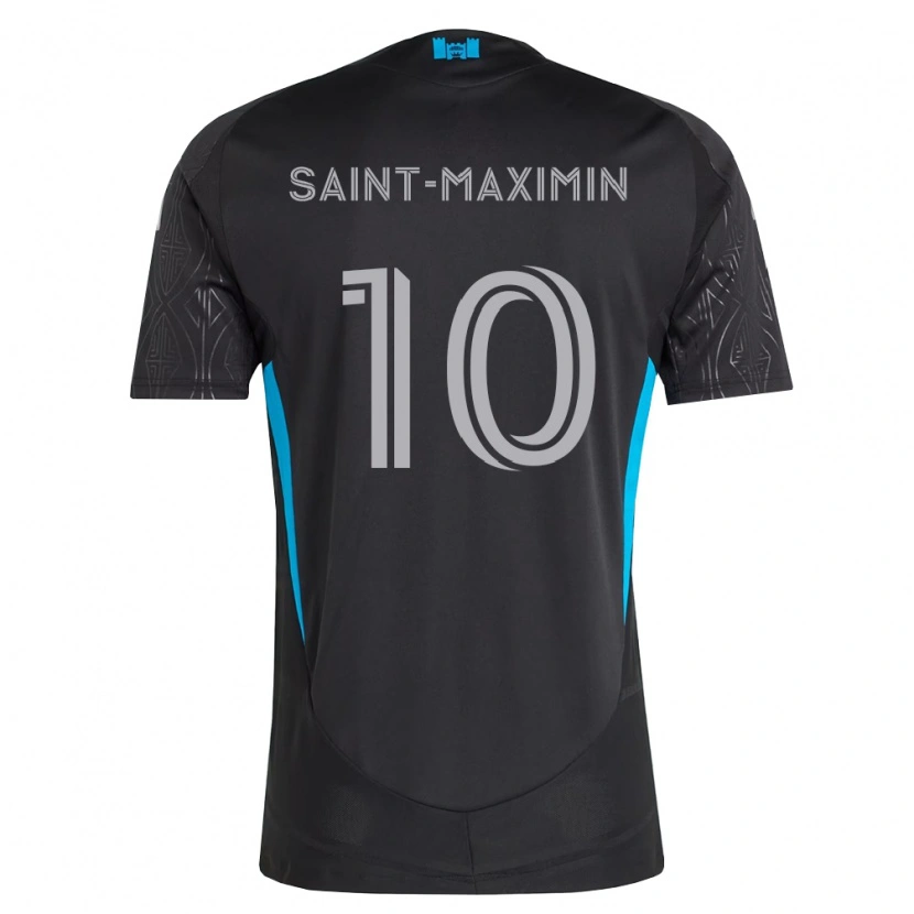 Danxen Mann Allan Saint-Maximin #10 Svart Hvit Himmelblå Bortetrøye Drakt Trøye 2026/27 Skjorter T-Skjorte