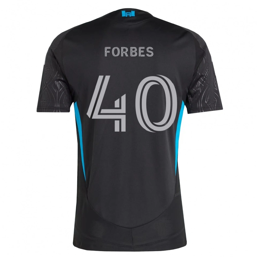Danxen Mann Jahlane Forbes #40 Svart Hvit Himmelblå Bortetrøye Drakt Trøye 2026/27 Skjorter T-Skjorte
