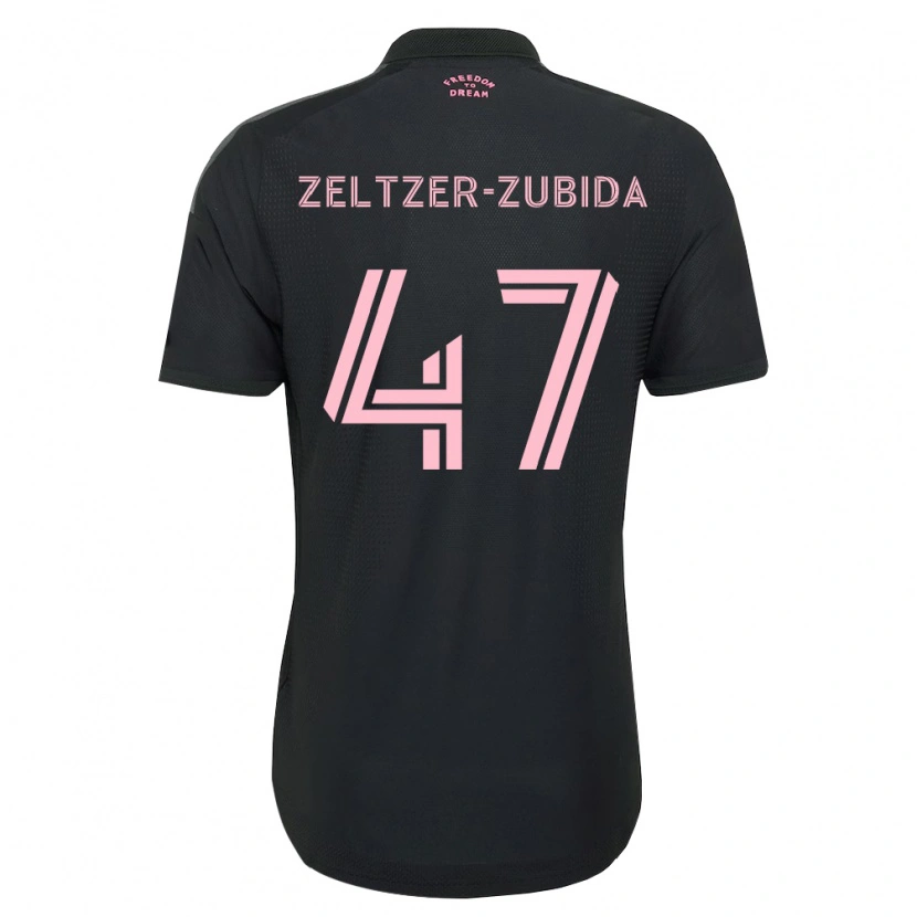 Danxen Mann Idoh Zeltzer-Zubida #47 Rosa Svart Hvit Bortetrøye Drakt Trøye 2026/27 Skjorter T-Skjorte