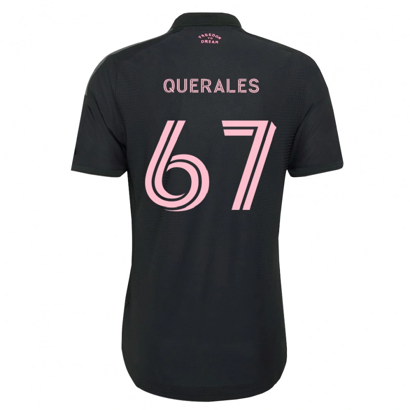 Danxen Mann Arturo Querales #67 Rosa Svart Hvit Bortetrøye Drakt Trøye 2026/27 Skjorter T-Skjorte