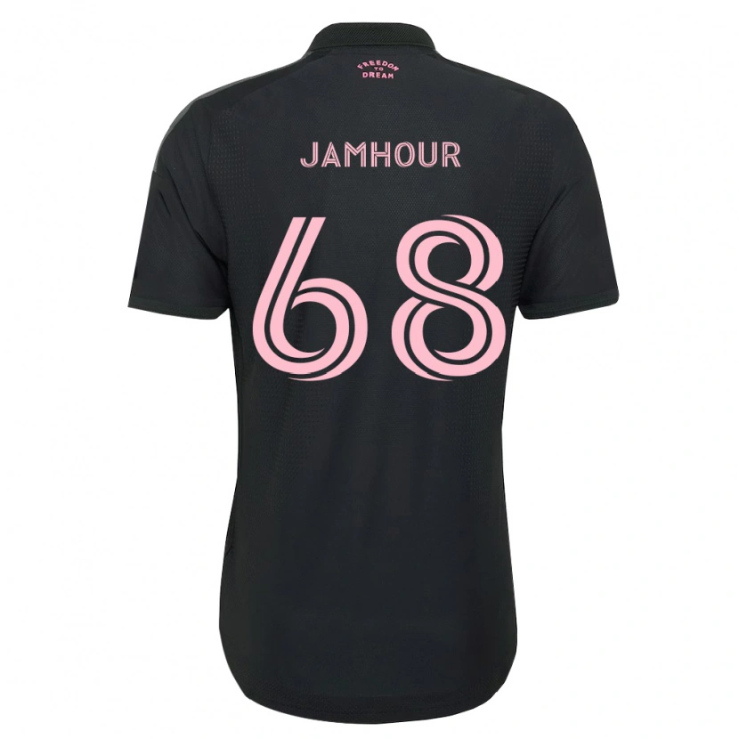 Danxen Mann Mohammed Jamhour #68 Rosa Svart Hvit Bortetrøye Drakt Trøye 2026/27 Skjorter T-Skjorte
