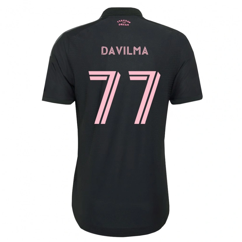 Danxen Mann Kensly Davilma #77 Rosa Svart Hvit Bortetrøye Drakt Trøye 2026/27 Skjorter T-Skjorte