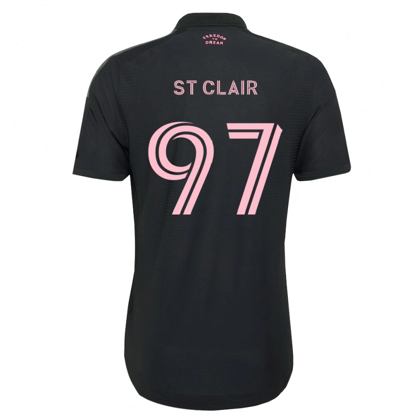 Danxen Mann Dayne St. Clair #97 Rosa Svart Hvit Bortetrøye Drakt Trøye 2026/27 Skjorter T-Skjorte