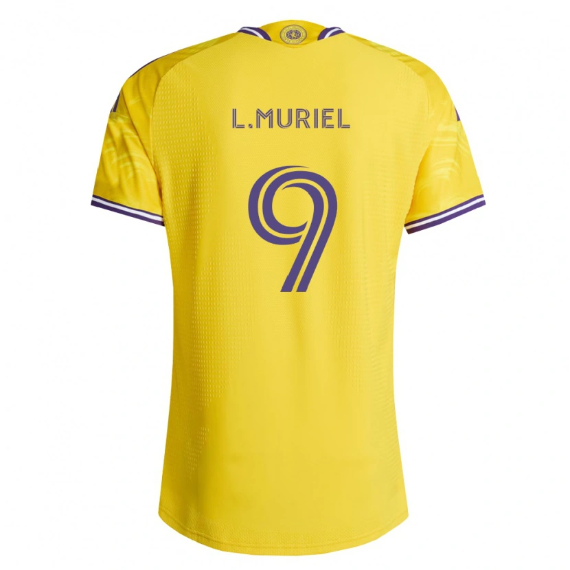 Danxen Mann Luis Muriel #9 Gul Lilla Bortetrøye Drakt Trøye 2026/27 Skjorter T-Skjorte