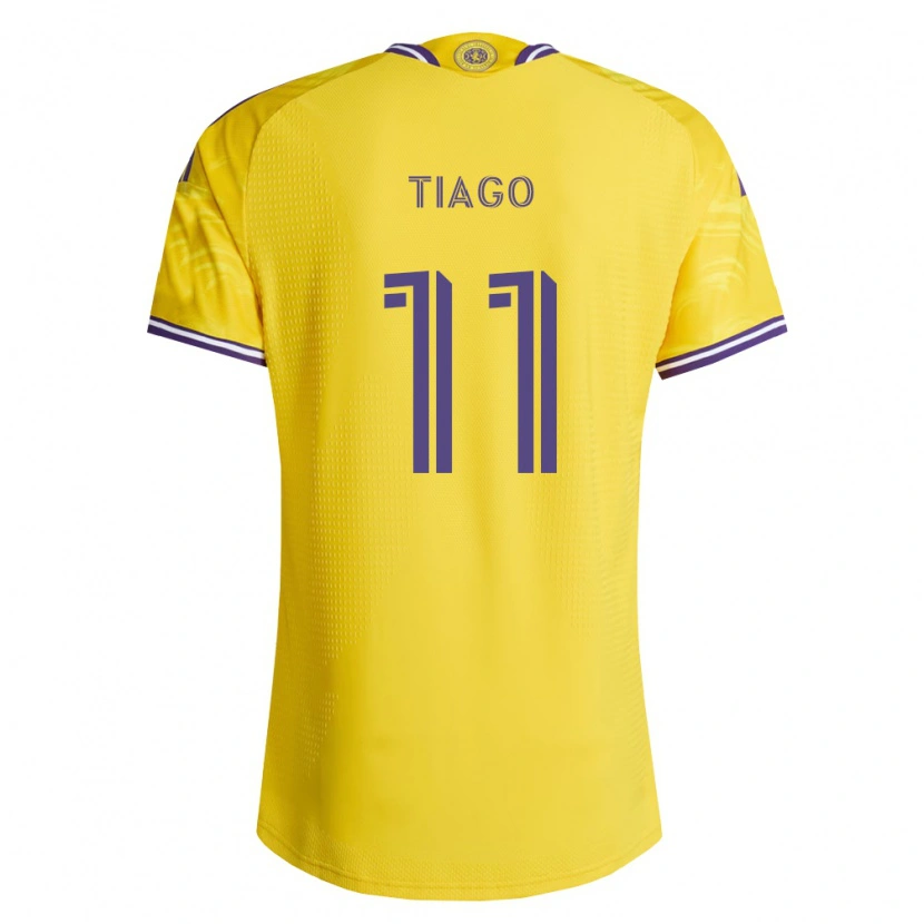 Danxen Mann Tiago Souza De Jesus Carvalho #11 Gul Lilla Bortetrøye Drakt Trøye 2026/27 Skjorter T-Skjorte