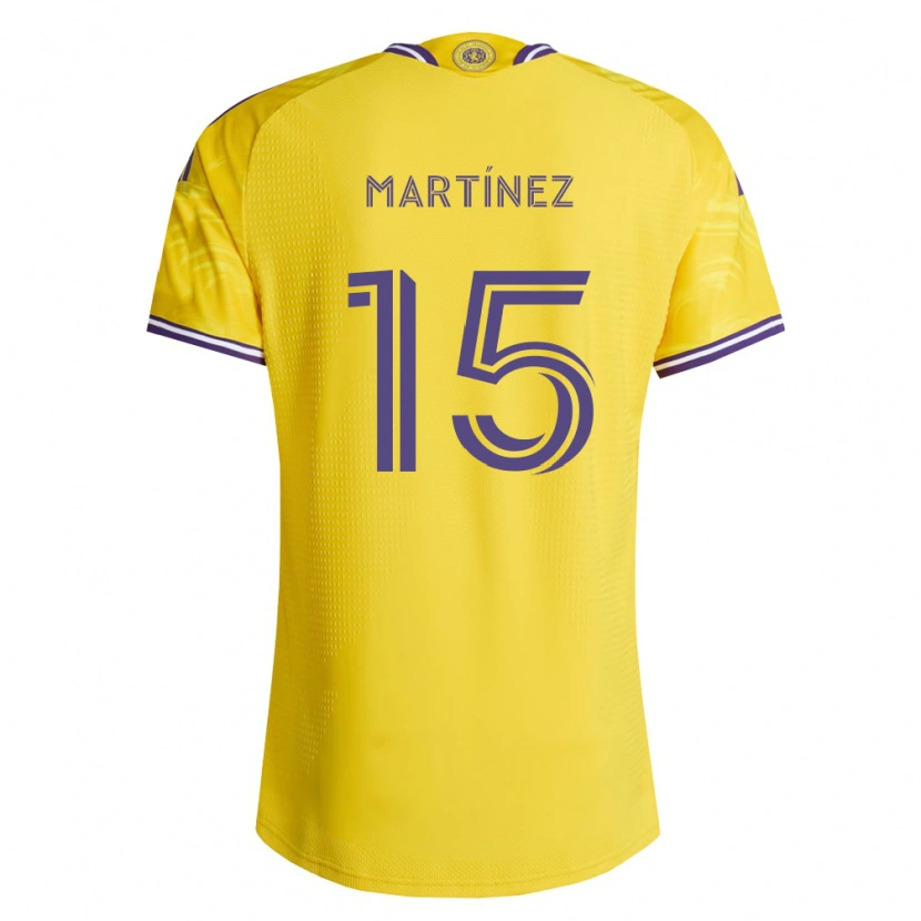 Danxen Mann Antonio Martínez #15 Gul Lilla Bortetrøye Drakt Trøye 2026/27 Skjorter T-Skjorte