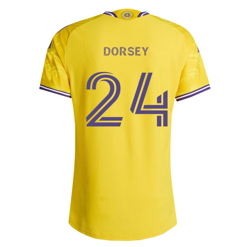 Danxen Mann Griffin Dorsey #24 Gul Lilla Bortetrøye Drakt Trøye 2026/27 Skjorter T-Skjorte