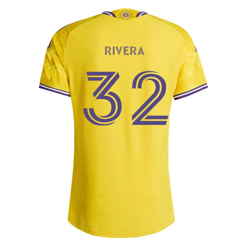 Danxen Mann Wilfredo Rivera #32 Gul Lilla Bortetrøye Drakt Trøye 2026/27 Skjorter T-Skjorte