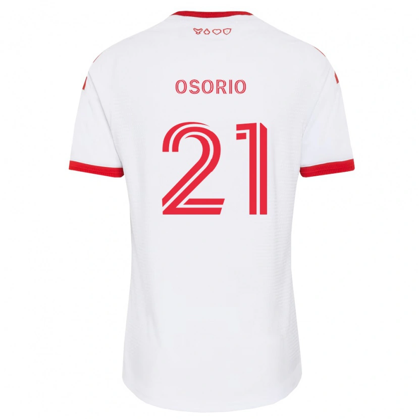 Danxen Mann Jonathan Osorio #21 Hvit Rød Svart Bortetrøye Drakt Trøye 2026/27 Skjorter T-Skjorte