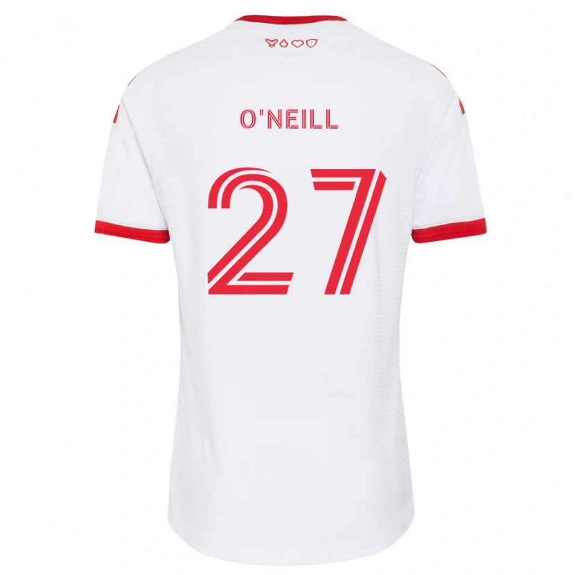 Danxen Mann Shane O'neill #27 Hvit Rød Svart Bortetrøye Drakt Trøye 2026/27 Skjorter T-Skjorte