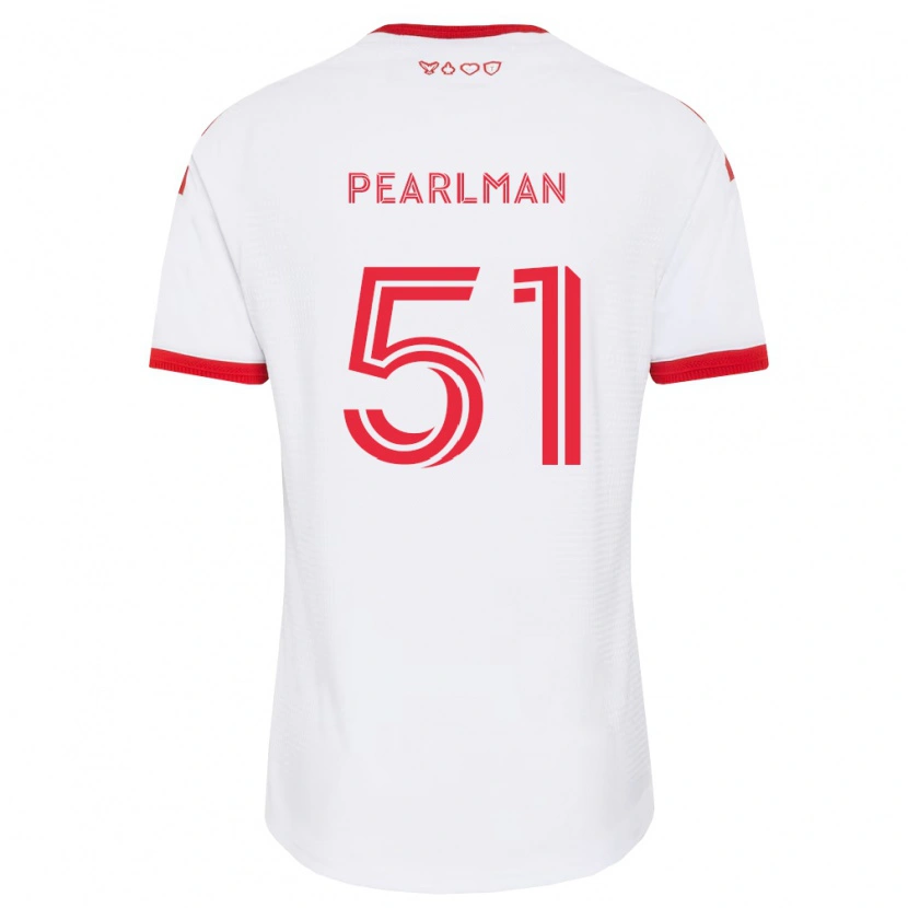 Danxen Mann Adam Pearlman #51 Hvit Rød Svart Bortetrøye Drakt Trøye 2026/27 Skjorter T-Skjorte