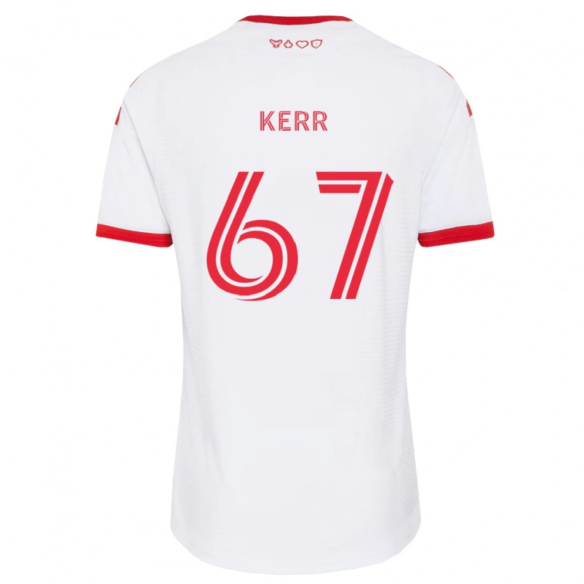 Danxen Mann Kervon Kerr #67 Hvit Rød Svart Bortetrøye Drakt Trøye 2026/27 Skjorter T-Skjorte