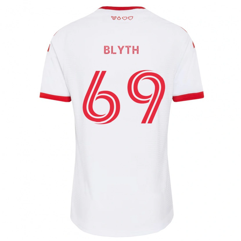 Danxen Mann Tristan Blyth #69 Hvit Rød Svart Bortetrøye Drakt Trøye 2026/27 Skjorter T-Skjorte
