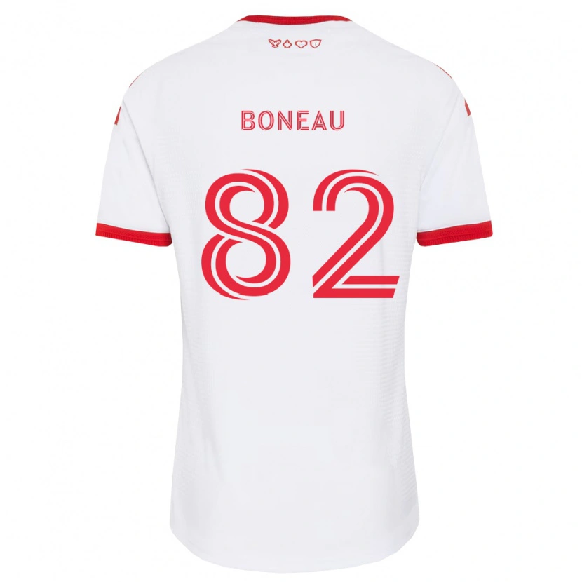 Danxen Mann Bryce Boneau #82 Hvit Rød Svart Bortetrøye Drakt Trøye 2026/27 Skjorter T-Skjorte