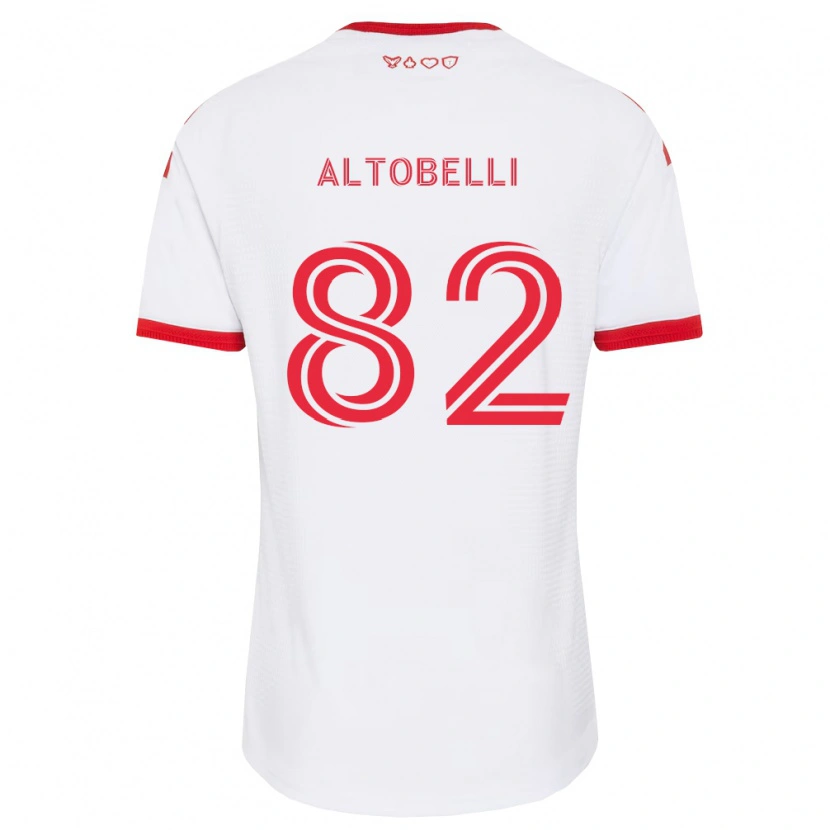 Danxen Mann Julian Altobelli #82 Hvit Rød Svart Bortetrøye Drakt Trøye 2026/27 Skjorter T-Skjorte
