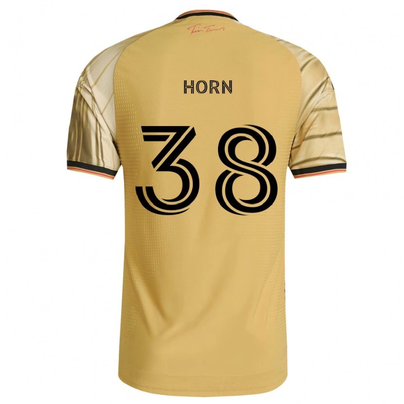 Danxen Mann Jannes Horn #38 Brun Gul Svart Bortetrøye Drakt Trøye 2026/27 Skjorter T-Skjorte